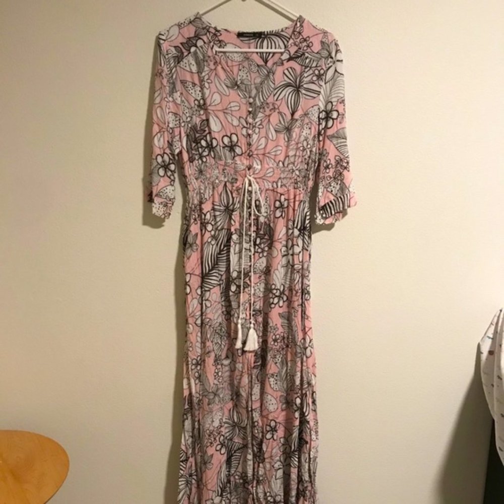 NWT ANNABELLE BOHO MAXI DRESS Size Medium - Picture 2 of 11